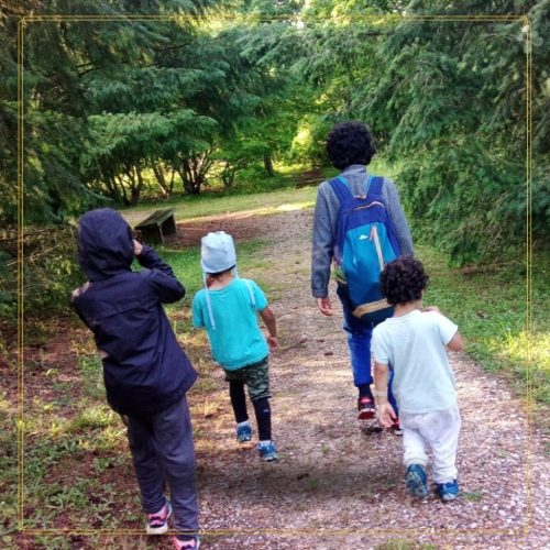 activité extérieur forêt